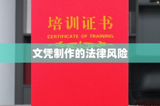 英德文凭制作的法律风险